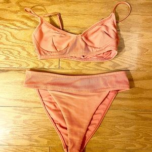 Topshop Orange Bikini Set